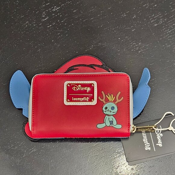 Santa Stitch Disney Loungefly Wallet - Picture 3 of 4